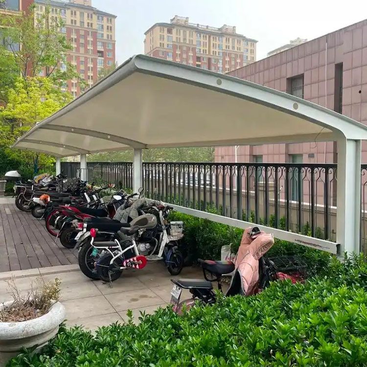 崇仁县膜结构电动车棚